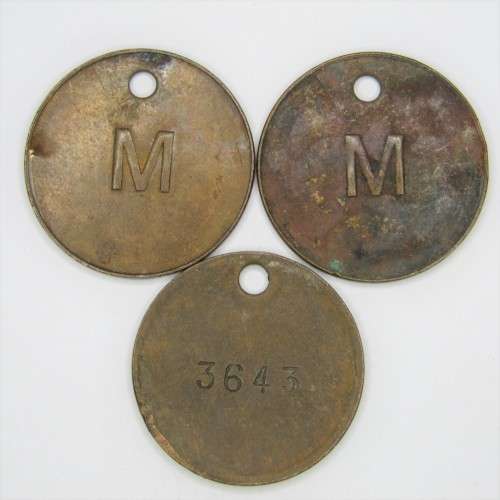 2 x M Tokens No. 17451 and 13903 plus token No. 3643 without the M - is this tools check tokens?