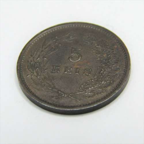 1891 Portugal 5 Reis - XF+/AU