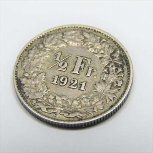 1921 Switzerland Half Franc