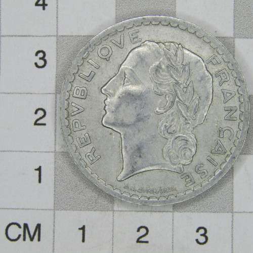 1947 B France aluminum Franc - XF