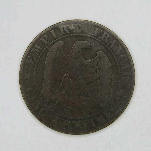 1855 France 5 Centimes W, B and BB mintmarks - sold as a lot