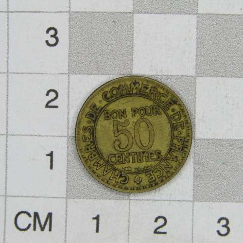 1921 France 50 Centimes - XF