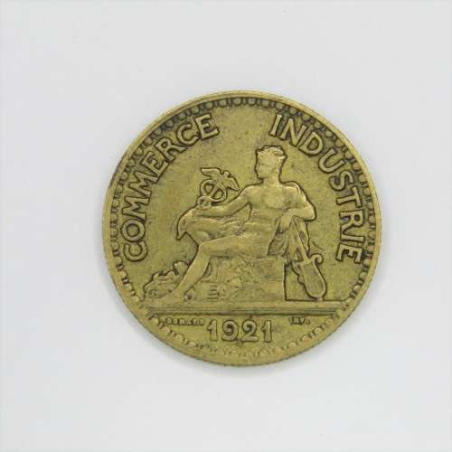 1921 France 50 Centimes - XF