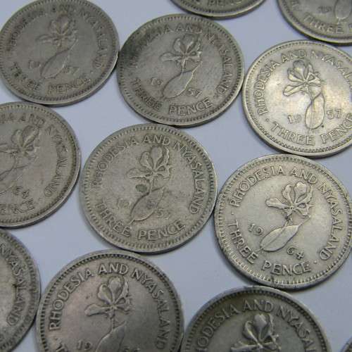 Full 3 sets of Rhodesia and Nyasaland tickeys - 1955, 1956, 1957, 1962, 1963 and 1964