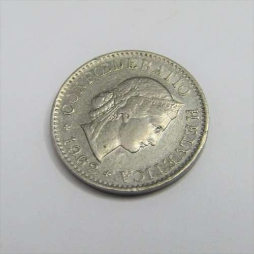 1962 Switzerland 5 Rappen - AU