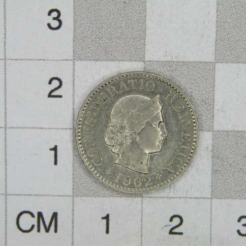 1962 Switzerland 5 Rappen - AU