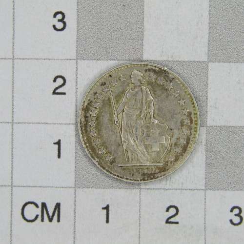 1948 Switzerland Half Franc - XF+