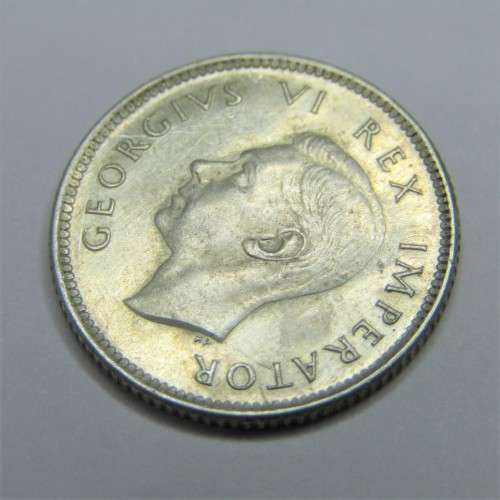 1938 SA Union 6d Sixpence - XF