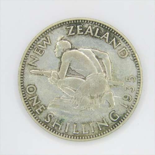 1935 New Zealand Shilling - VF