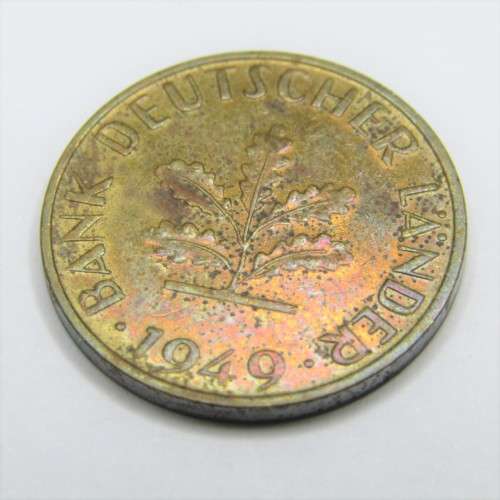 1949 D Germany 10 Pfennig - AU
