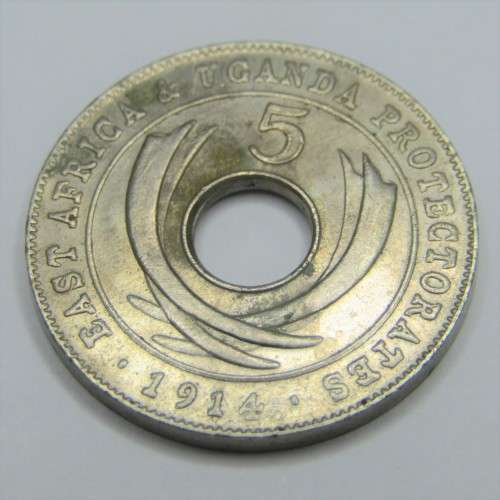 1914 East Africa 5 Cent - AU
