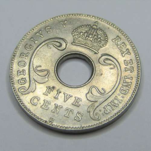 1914 East Africa 5 Cent - AU