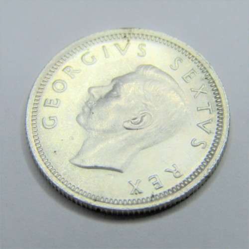 1950 SA Union 6d Sixpence - uncirculated