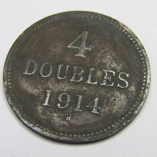 1914 Guernsey 4 Doubles
