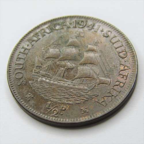1941 SA Union Half Penny - AU+