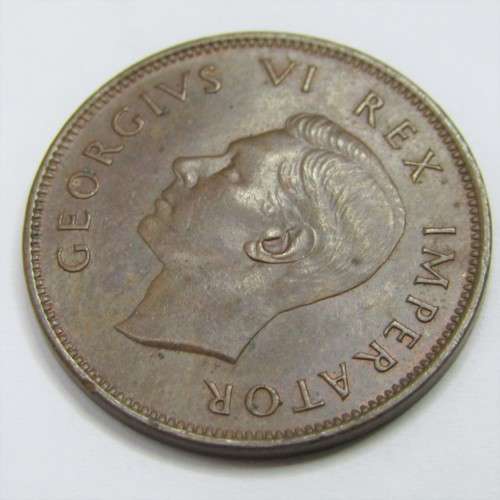 1942 SA Union Half Penny - AU+