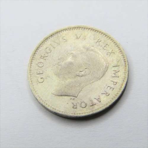 1940 SA Union 3d Tickey - uncirculated with some toning