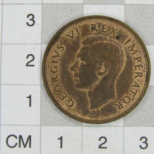 1942 SA Union Half Penny - uncirculated