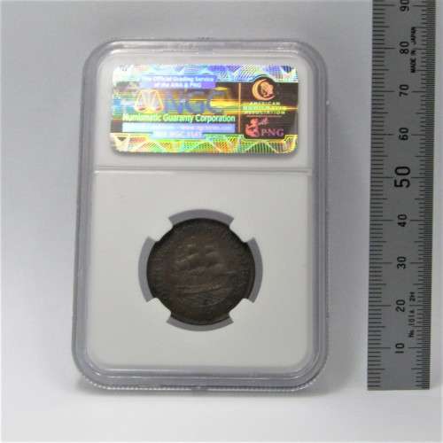 1935 SA Union 1/2d half penny graded MS 63 BN by NGC