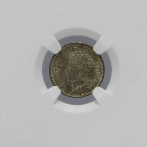 1937 Southern Rhodesia Silver 3 Pence graded MS 64 by NGC