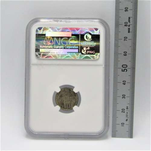 1937 Southern Rhodesia Silver 3 Pence graded MS 64 by NGC