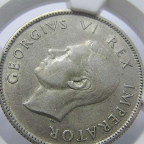 1939 Union of South Africa 2 Shilling- graded AU 55 by NGC