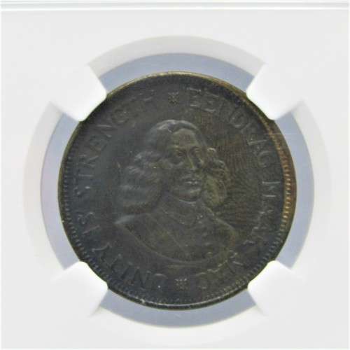 1964 SA cent graded MS 62 by NGC - can you believe NGC missed that this one is brown and not yellow