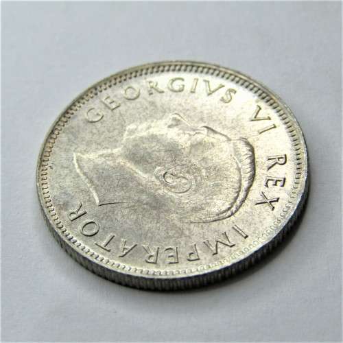 1943 SA Union Shilling - choice UNC