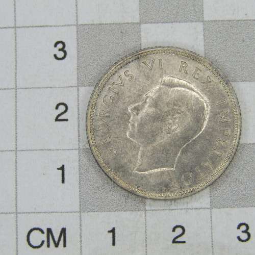 1943 SA Union Shilling - choice UNC
