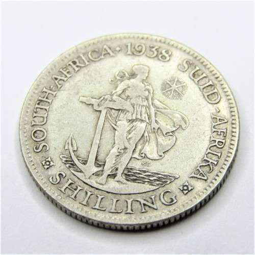 1938 SA Union Shilling - No stop after date - One of 2 I know of