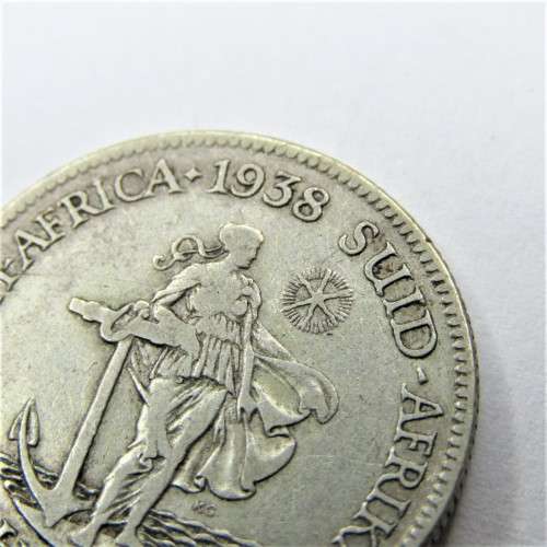 1938 SA Union Shilling - No stop after date - One of 2 I know of