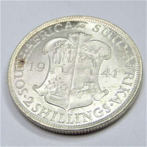 1941 SA Union Two shilling - UNC - Choice coin