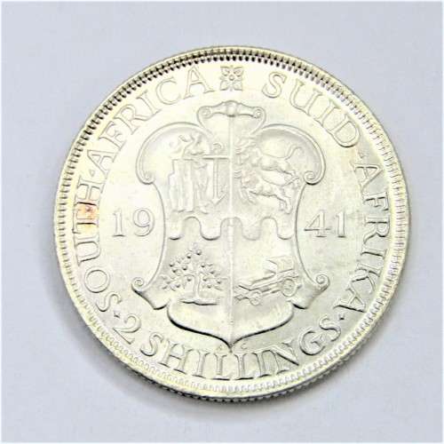 1941 SA Union Two shilling - UNC - Choice coin