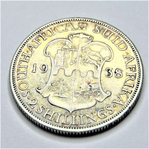1938 SA Union Two shillings - VF+