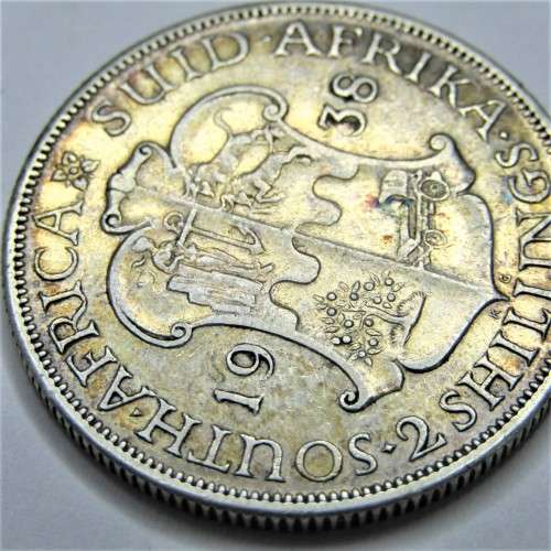 1938 SA Union Two shillings - VF+