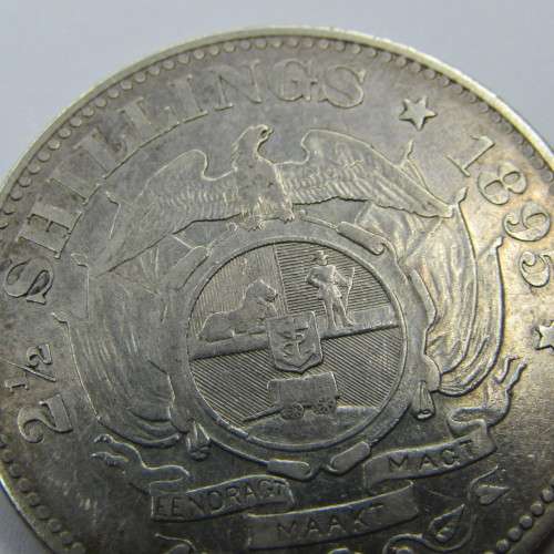 1895 ZAR Kruger half crown - VF