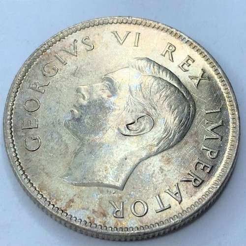 1943 SA Union Two Shillings  - UNC