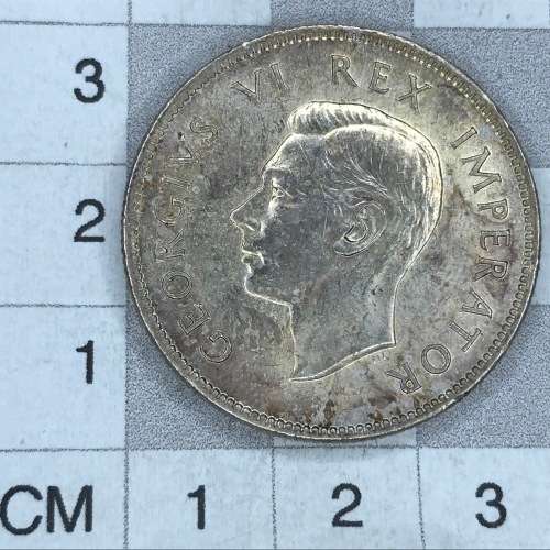 1943 SA Union Two Shillings  - UNC