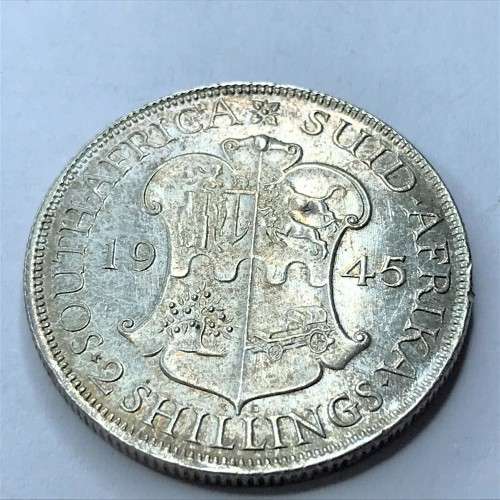 1945 SA Union Two shilling - AU+