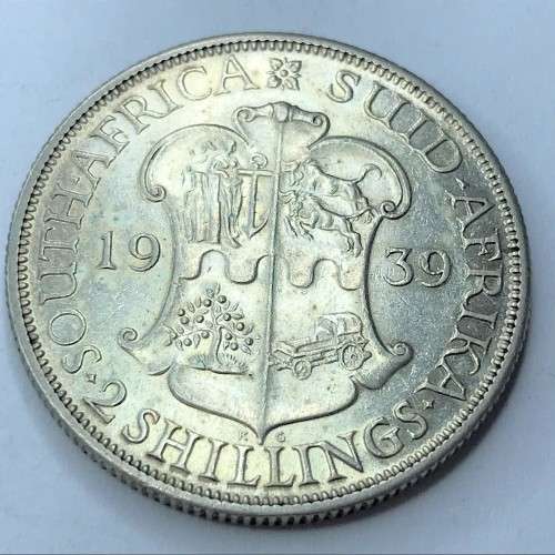 1939 SA Union Two shilling - EF+