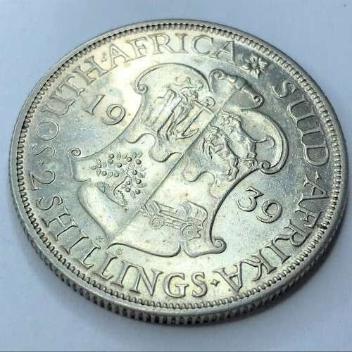 1939 SA Union Two shilling - EF+