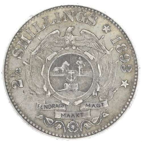 1893 ZAR Kruger half crown - VF