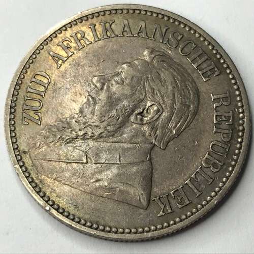 1893 ZAR Kruger half crown - VF