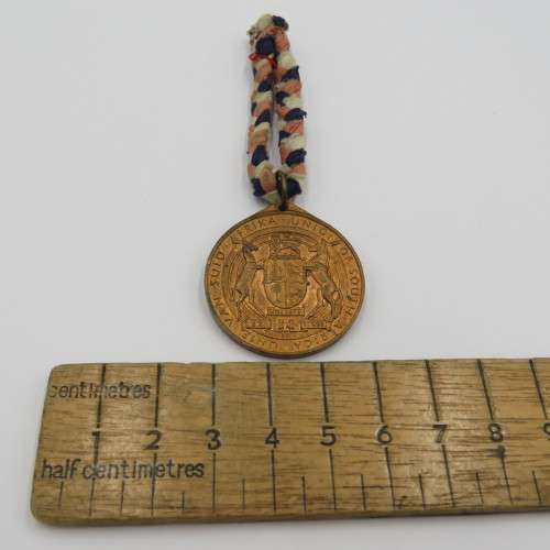 Union of South Africa George 5 medallion with original ribbon