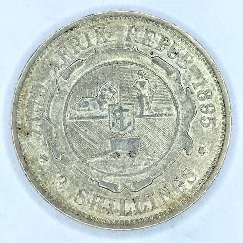 1895 ZAR Kruger two shilling -