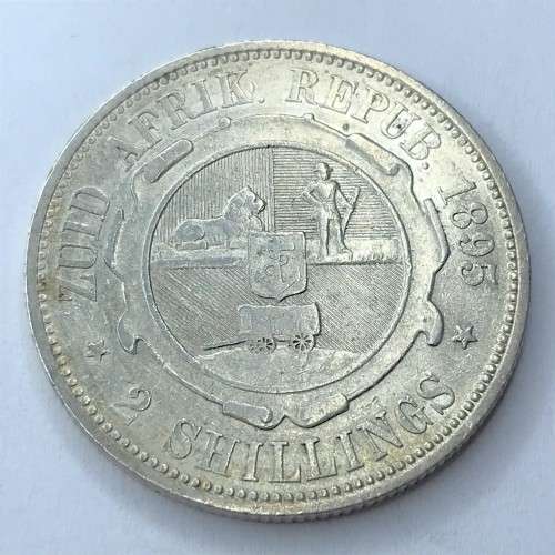 1895 ZAR Kruger two shilling -