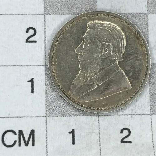1895 ZAR Kruger 6d Sixpence  - XF +
