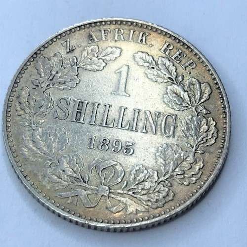1895 ZAR Kruger shilling - VF+