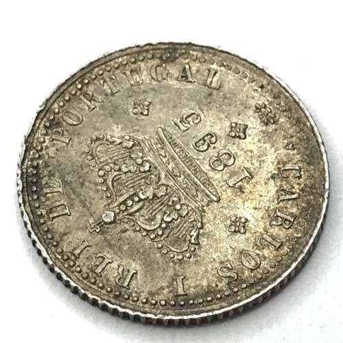 1893 Portugal 50 Reis - AU+