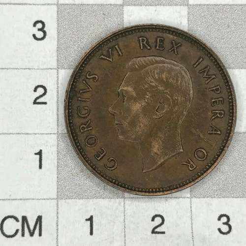 1938 SA Union half penny - EF